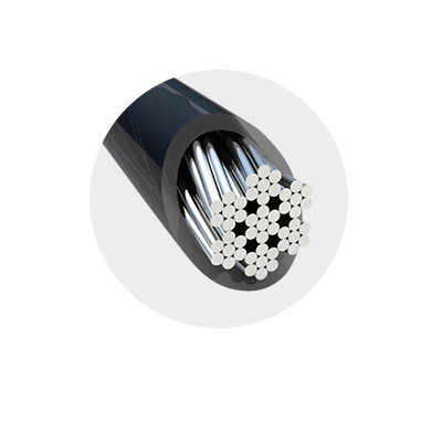 Cable de acero al carbono de 1,8 m (6')