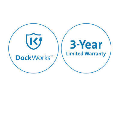 Free Kensington DockWorks™ Software and Three-Year Limited Warranty