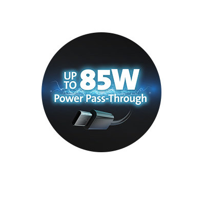 Up to 85W Power Pass-Through