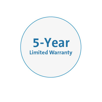 5-Year Limited Warranty