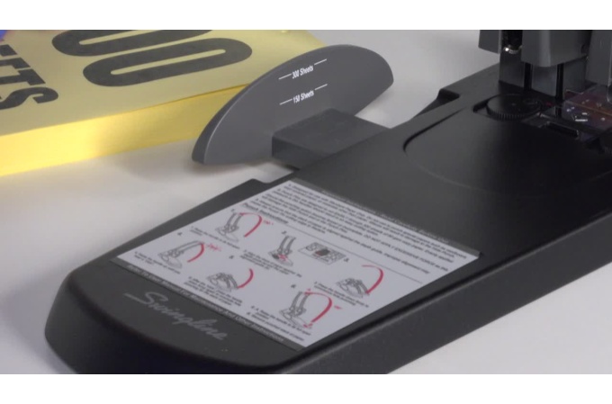 Swingline® Extra High Capacity 2-Hole Punch, Fixed Centers, 300 Sheets, Swingline Heavy Duty Punches - Specialty Punches