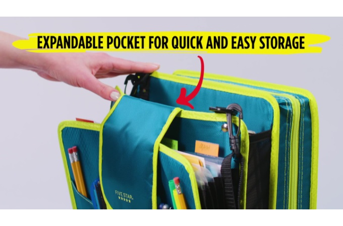 Five Star 4 Capacity Zipper Binders Zipper Binders Five Star