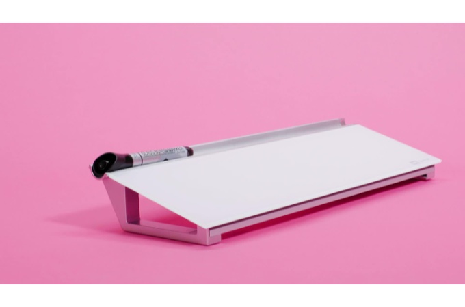 Quartet Glass Dry Erase Desktop Computer Pad 18 X 6 White Gdp186 : Target