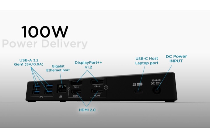 USB-C hybride Lenovo avec câble USB-A