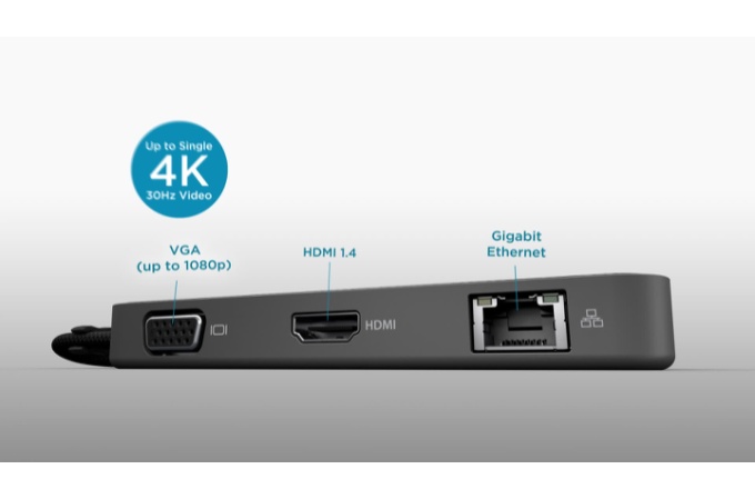 Original 2 en 1 US - Station d'accueil compatible HDMI pour