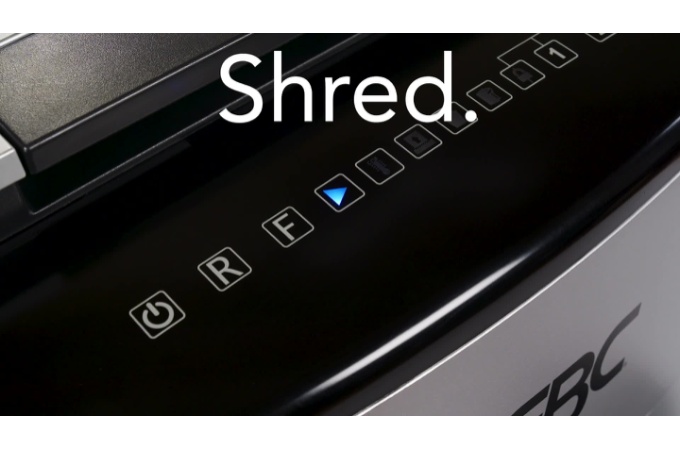 GBC AutoFeed+ Office Shredder, 600X, Micro-Cut, P-4, 600 Sheets