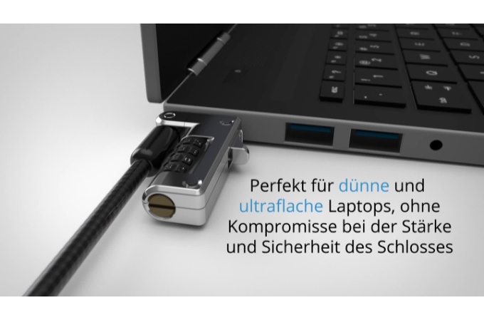 Produktbild von Kensington NanoSaver Slim Kombinationsschloss, Ultra | K&M Computer