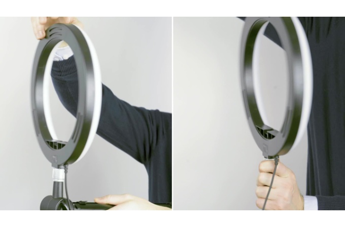 A1020 Bras flexible pour webcam, Éclairage et accessoires de montage