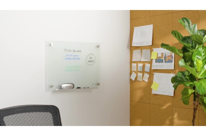Mount-It! Double-Sided Mobile Dry Erase Board (24 x 36)