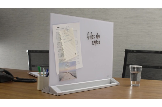 Quartet Espresso Wood Frame Magnetic Dry-Erase Board - 17x23 Inches, Whiteboard With Marker & Magnets, Hangs Vertically Or Horizontally