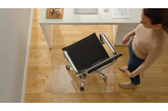 Office chair online flooring