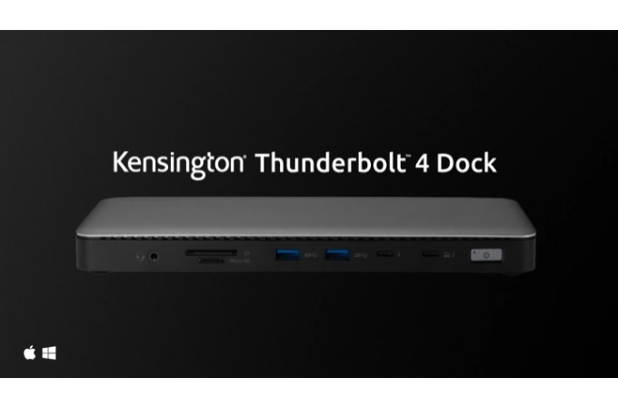 CHANNEL S 　THUNDERBOLT SD5760T Thunderbolt™ 4 Dual 4K Docking Station – 96W PD – Windows