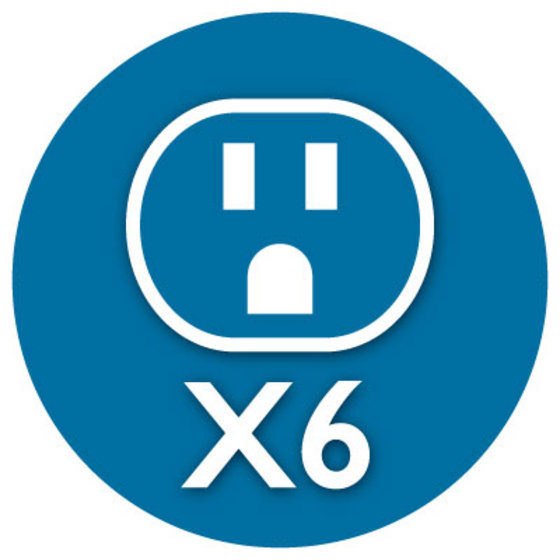 6 Outlets