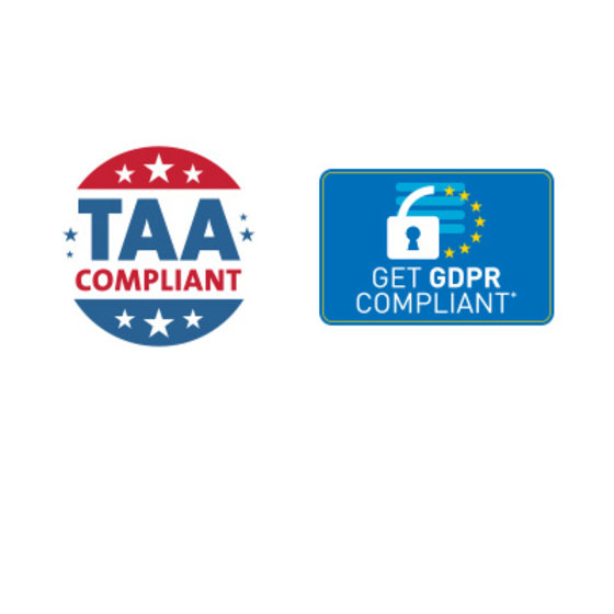 Supports GDPR Compliance and is TAA-Compliant