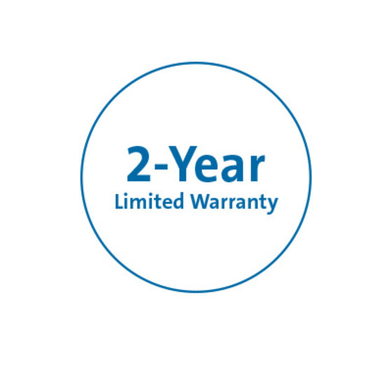 Two-year limited warranty