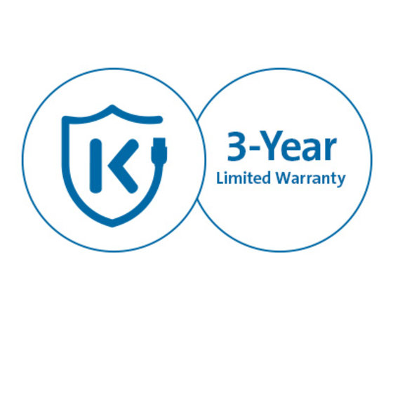 Free Kensington DockWorks™ Software and Three-Year Warranty