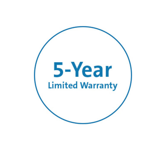 5 years warranty