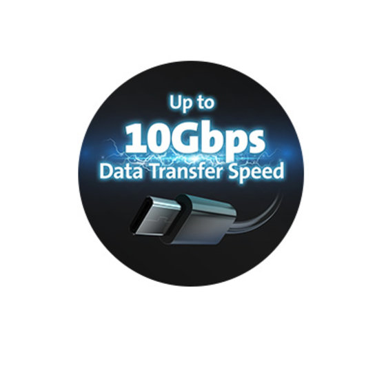 Up to 10Gbps Data Transfer Speed