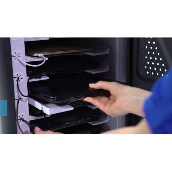 AC12 12-Bay Security Charging Cabinet - TAA | Charge & Sync