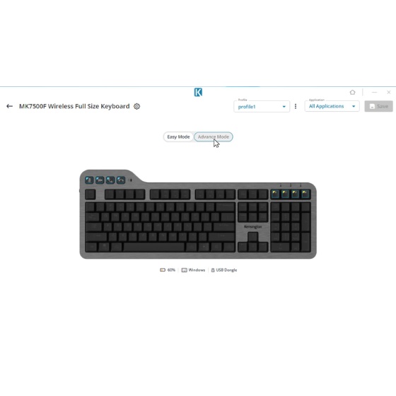MK7500F QuietType™ Pro Silent Mechanical Keyboard with Meeting