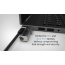 Slim NanoSaver® Combination Laptop Lock thumbnail videos 1 of 3