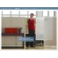 Quartet Workstation Privacy Screen, 36" x 48", Sliding, Partial Length thumbnail videos 1 of 2