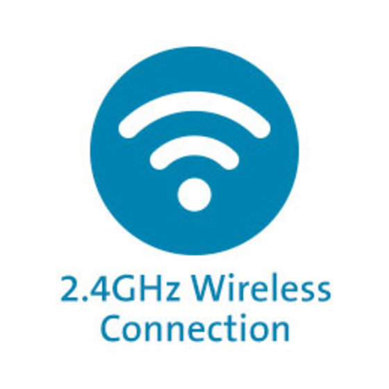 Plug & Play 2.4GHz Wireless Connection
