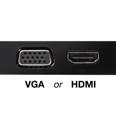 4K HDMIやHD VGAでビデオ出力*