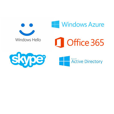 Unterstützt Windows Hello™ und Windows Hello™ for Business, Azure, Active Directory, Office 365, Skype, OneDrive und Outlook
