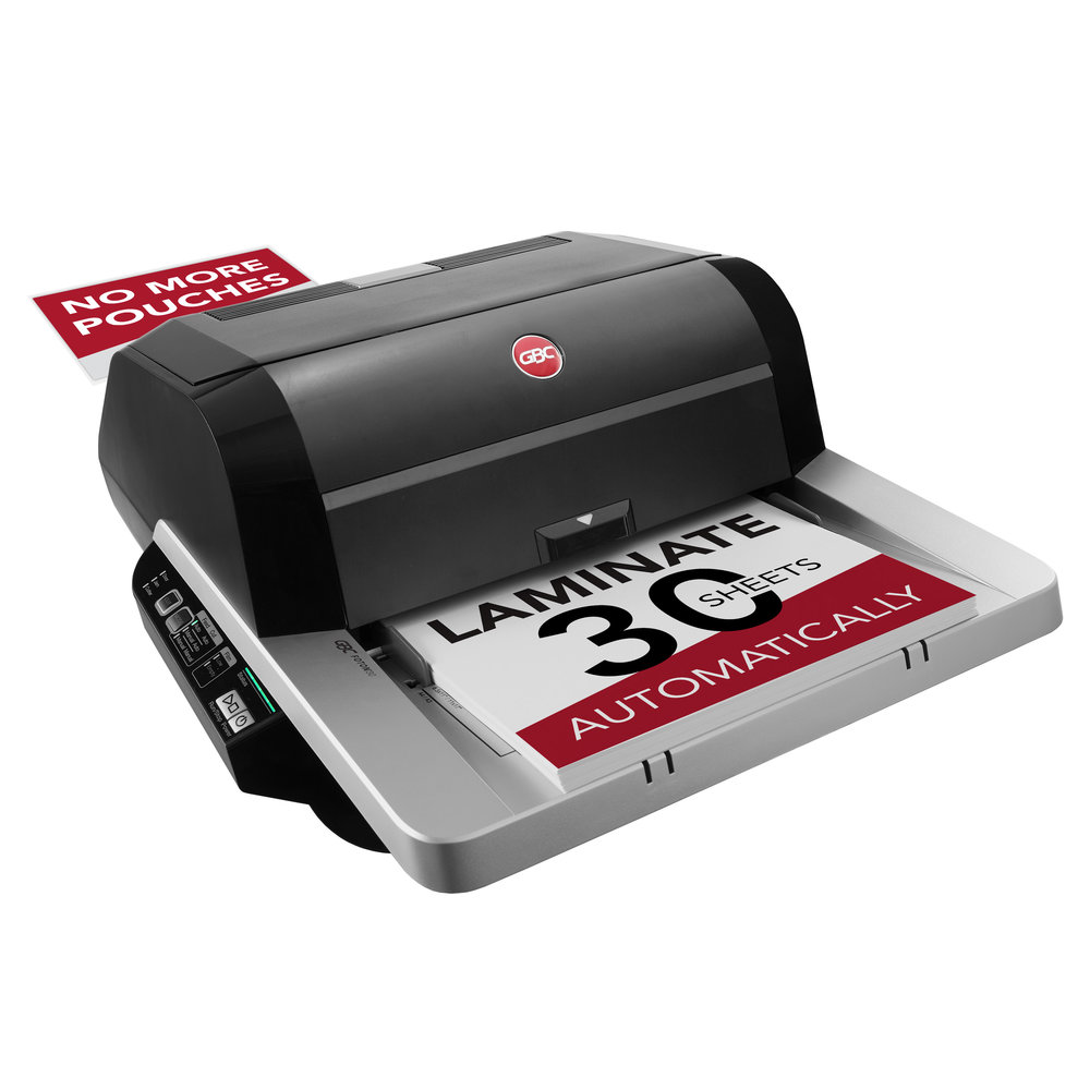 Gbc Connect Laminating Equipment Roll Laminators Gbc Foton 30 Automated Pouch Free Laminator Starter Film Cartridge Included