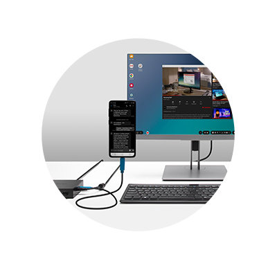 使用 Samsung DeX 提高生产效率