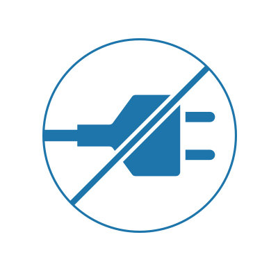 Stromversorgung über USB-C Anschluss ("Bus-powered")
