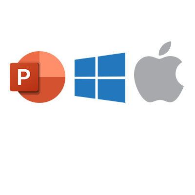 Integración de PowerPoint® para Windows® y macOS®.