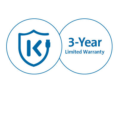 Free Kensington DockWorks™ software and three-year limited warranty