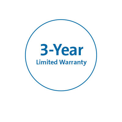 Three-year warranty