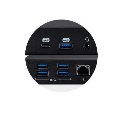 13-in-1 design with 6 USB-ports