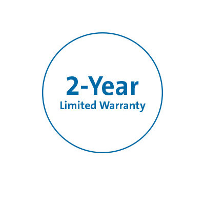 Two-year limited warranty