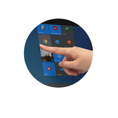 Touchscreen-Funktion & Eingabestift