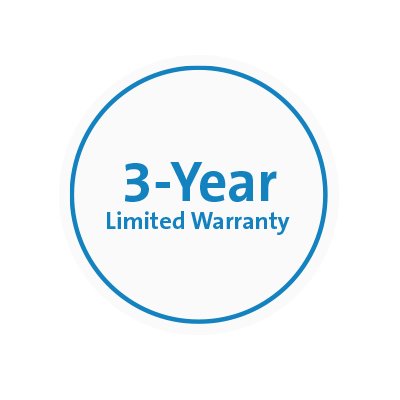 Three-year warranty