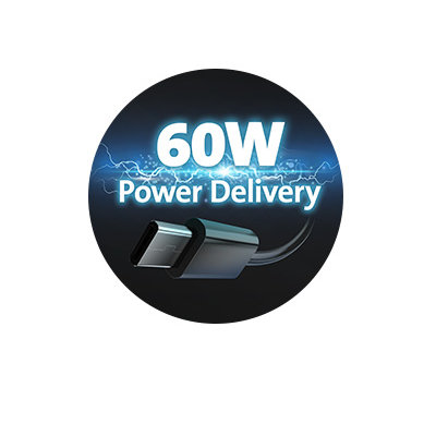 60W Power Delivery