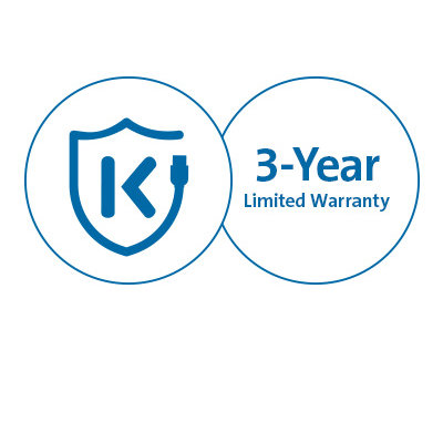 Free Kensington DockWorks™ Software and Three-Year Limited Warranty