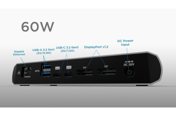 SD5500T and SD5550T Thunderbolt™ 3 and USB-C Dual 4K Hybrid Docking Station  - 60W PD – Win/Mac