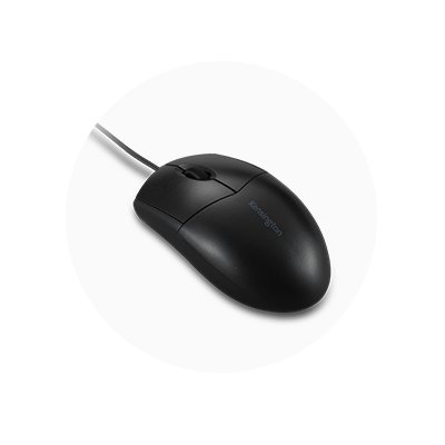 Ambidextrous, Contoured Mouse with High-Definition Optical Sensor