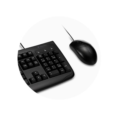 Perfekt Companion til Pro Fit® Wired vaskbart tastatur