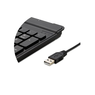 Plug-and-Play Wired USB-A 2.0 Connection