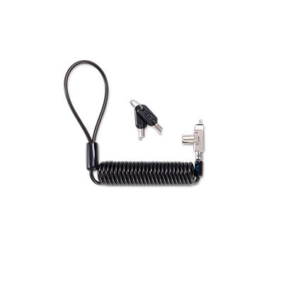 Cable retráctil de acero al carbono con sistema de llaves de 5 mm