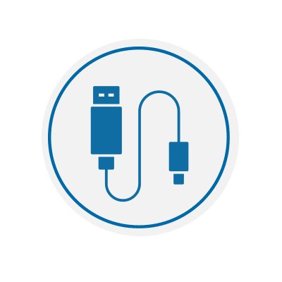 Adaptateur USB-A vers USB-C inclus