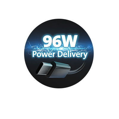 96W Power Delivery