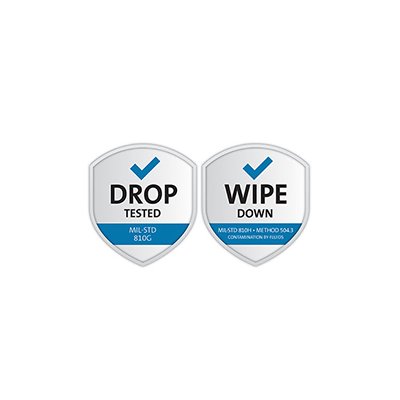 Military-Grade Drop and Wipe Down Protection