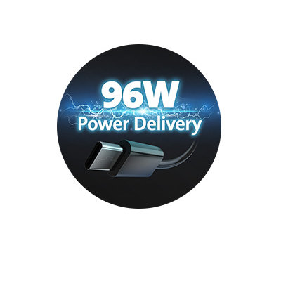 96W Power Delivery